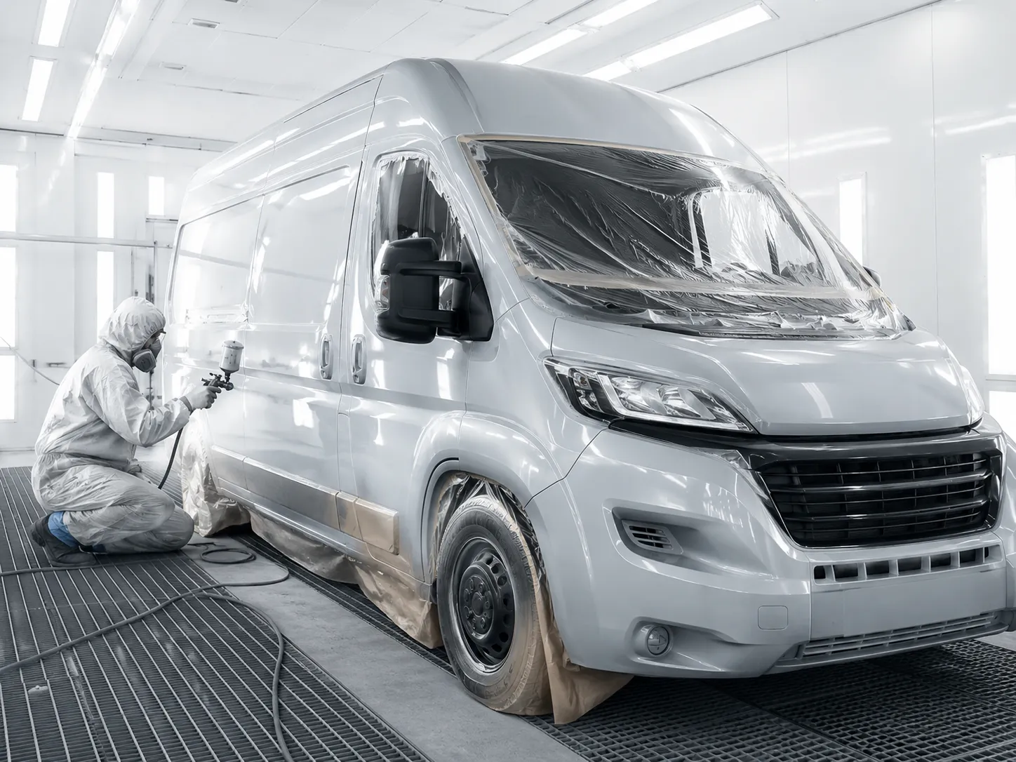 Покраска и полировка буса, Transporter или Wohnmobil